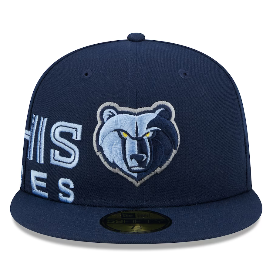 New Era Memphis Grizzlies Side Arch Jumbo 59FIFTY Fitted Hat