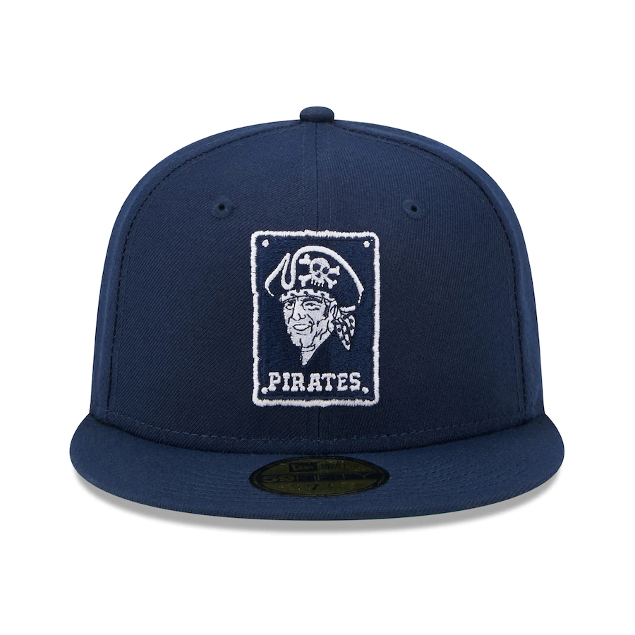 New Era Pittsburgh Pirates Navy Oceanside Green Undervisor 59FIFTY Fitted Hat