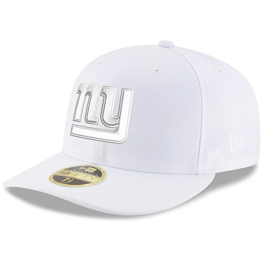 New Era New York Giants White on White Low Profile 59FIFTY Fitted Hat