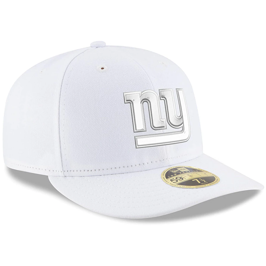 New Era New York Giants White on White Low Profile 59FIFTY Fitted Hat