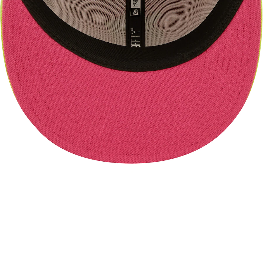 New Era Detroit Tigers Pink 1984 World Series Champions Beetroot Cyber 59FIFTY Fitted Hat