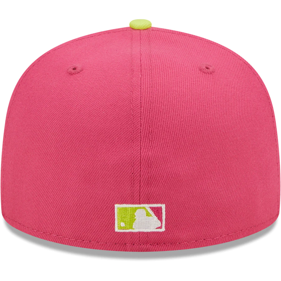 New Era Tampa Bay Rays Pink 20th Anniversary Beetroot Cyber 59FIFTY Fitted Hat
