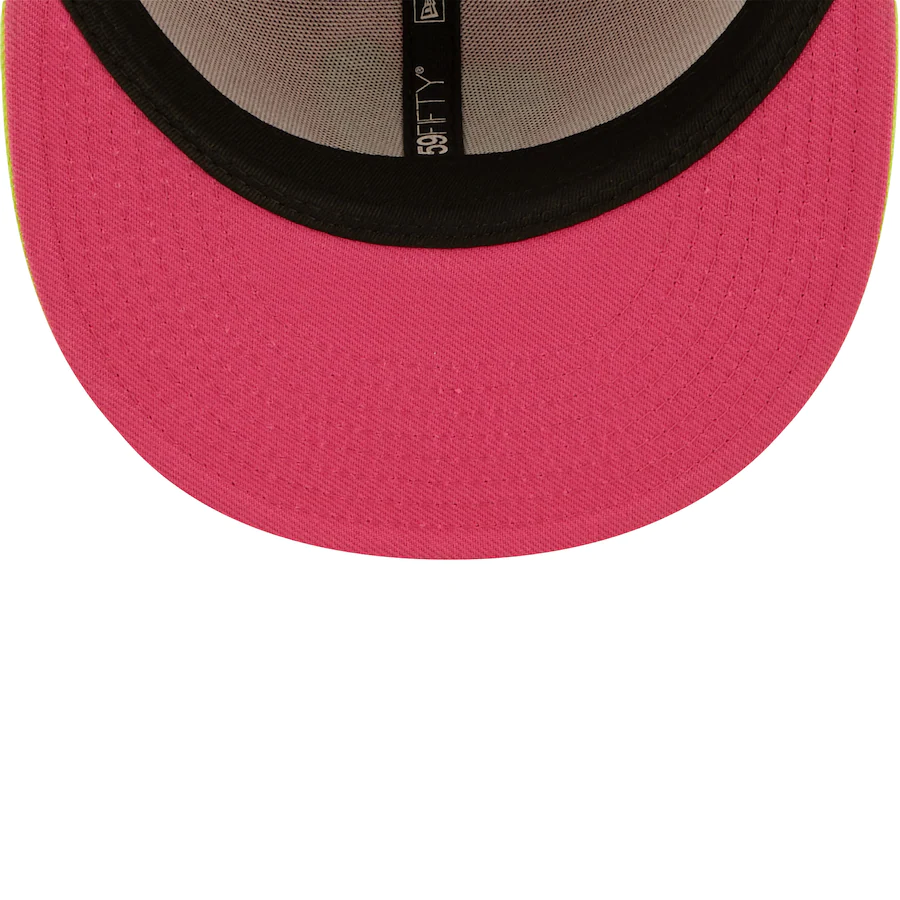 New Era Washington Nationals Pink 2019 World Series Champions Beetroot Cyber 59FIFTY Fitted Hat