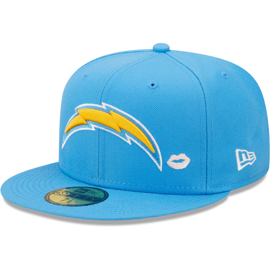 New Era Los Angeles Chargers Lips 59FIFTY Fitted Hat