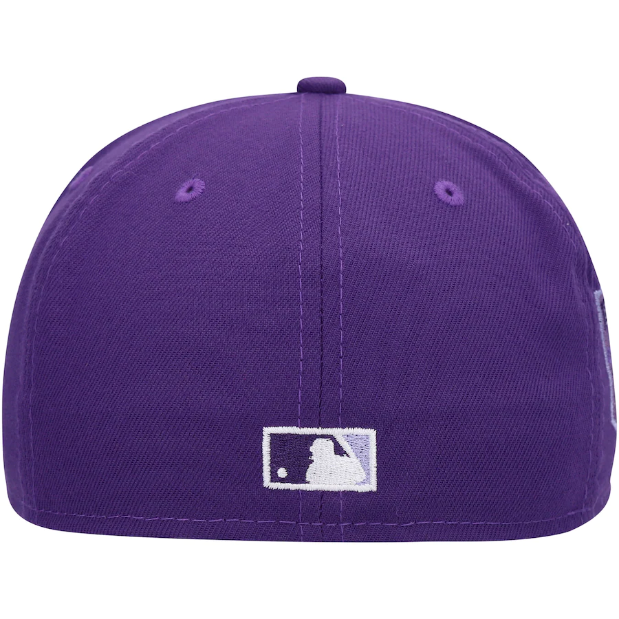 New Era Brooklyn Dodgers Purple Lavender Undervisor 59FIFTY Fitted Hat