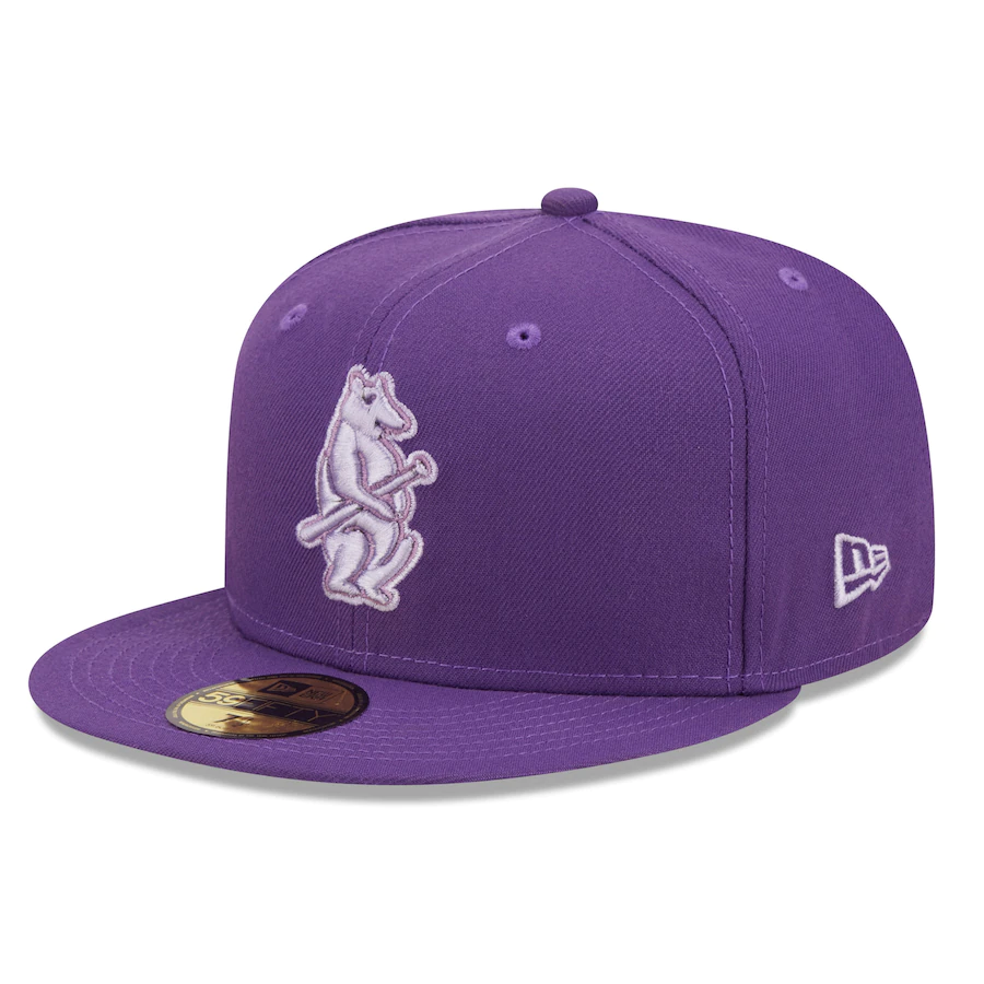 New Era Chicago Cubs Alternate Purple Lavender Undervisor 59FIFTY Fitted Hat