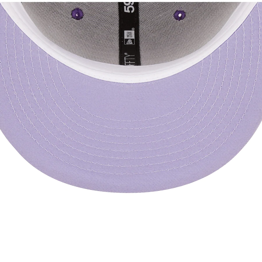 New Era New York Mets Purple Lavender Undervisor 59FIFTY Fitted Hat