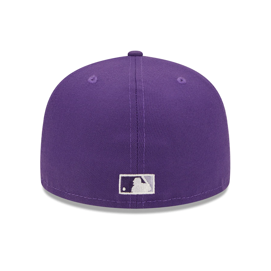 New Era New York Yankees Purple Lavender Undervisor 59FIFTY Fitted Hat