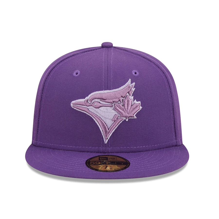 New Era Toronto Blue Jays Purple Lavender Undervisor 59FIFTY Fitted Hat