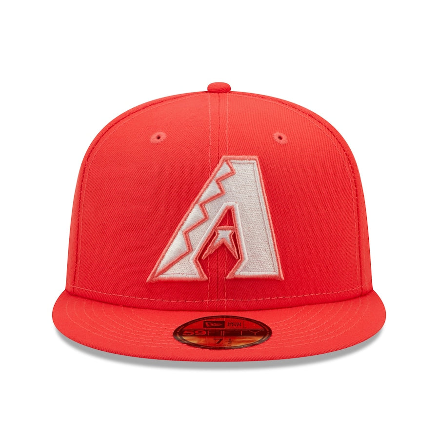 New Era Arizona Diamondbacks Lava Highlighter Logo 59FIFTY Fitted Hat