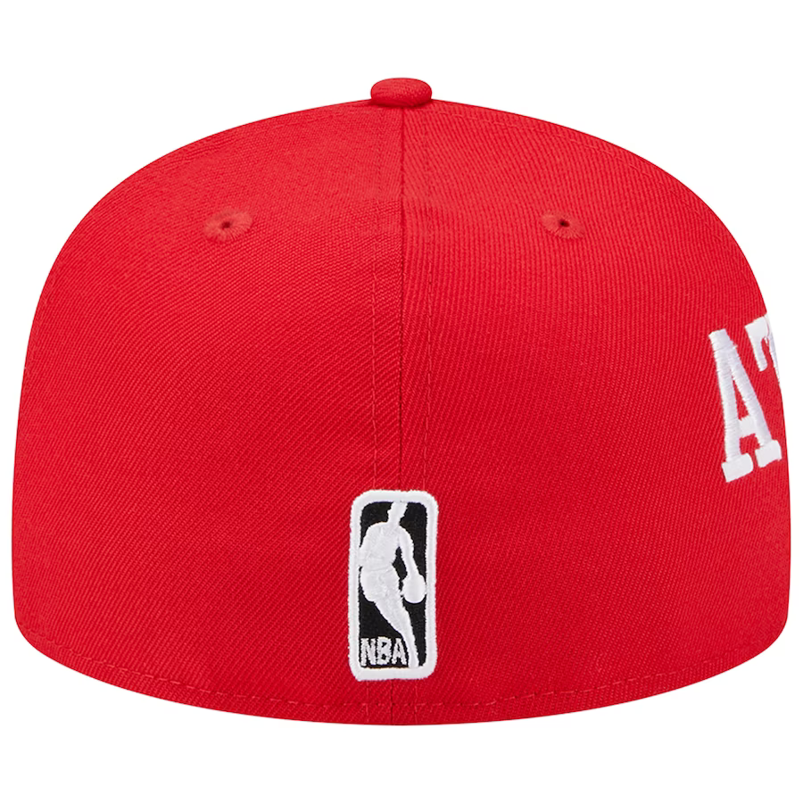New Era Atlanta Hawks Side Arch Jumbo 59FIFTY Fitted Hat
