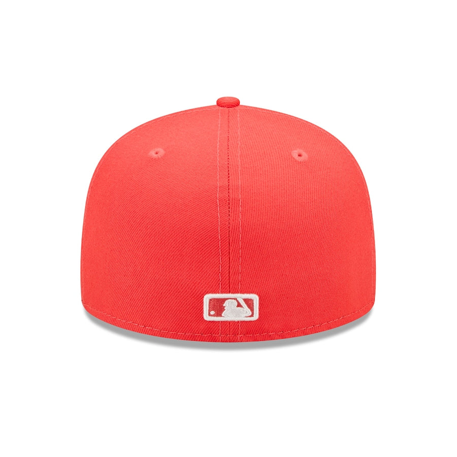 New Era Boston Red Sox Lava Highlighter Logo 59FIFTY Fitted Hat