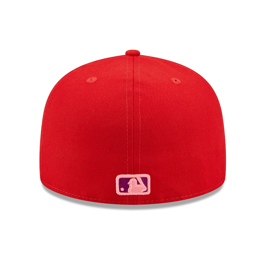 New Era Boston Red Sox (Red) Purple Undervisor 59FIFTY Fitted Hat