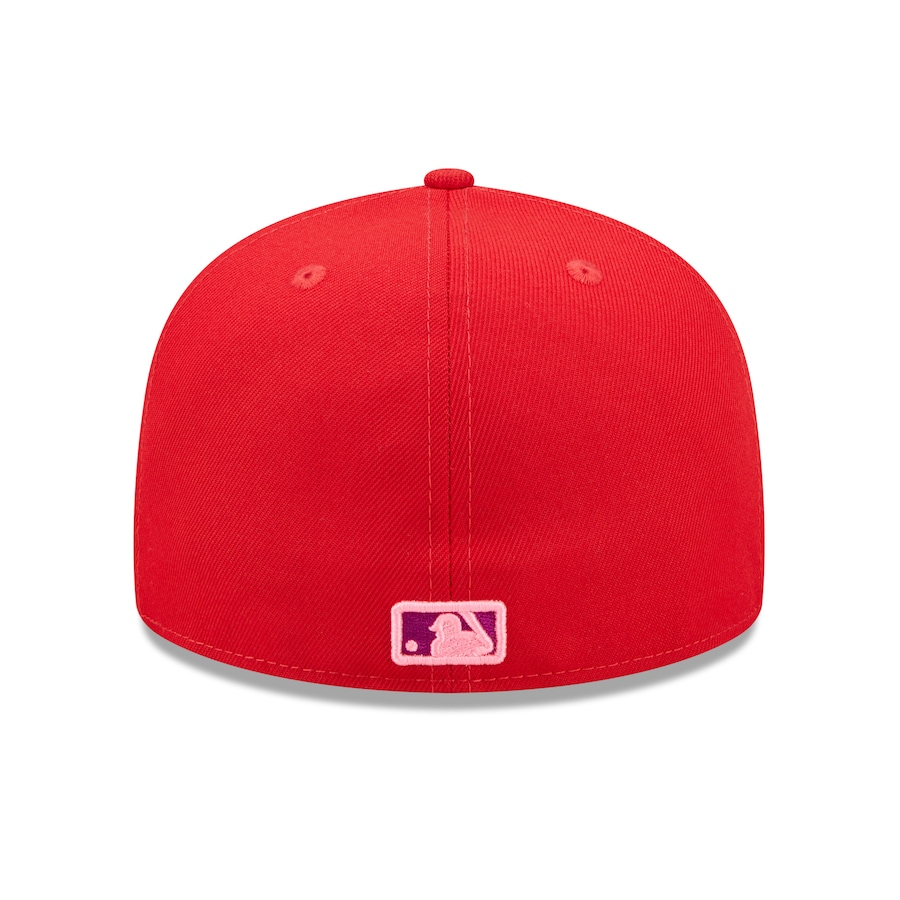 New Era Cincinnati Reds (Red) Purple Undervisor 59FIFTY Fitted Hat