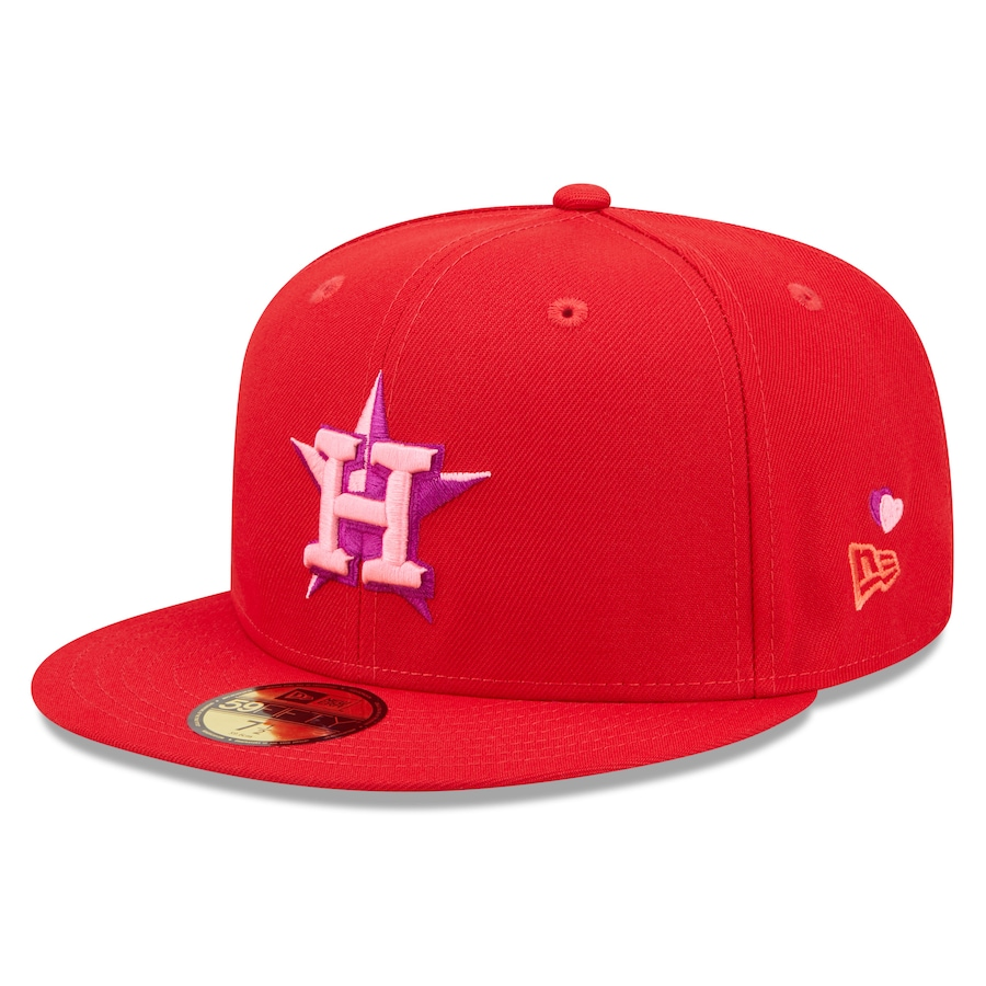 New Era Houston Astros Red Purple Undervisor 59FIFTY Fitted Hat
