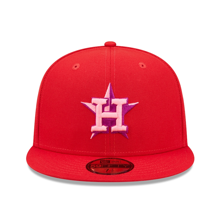 New Era Houston Astros Red Purple Undervisor 59FIFTY Fitted Hat