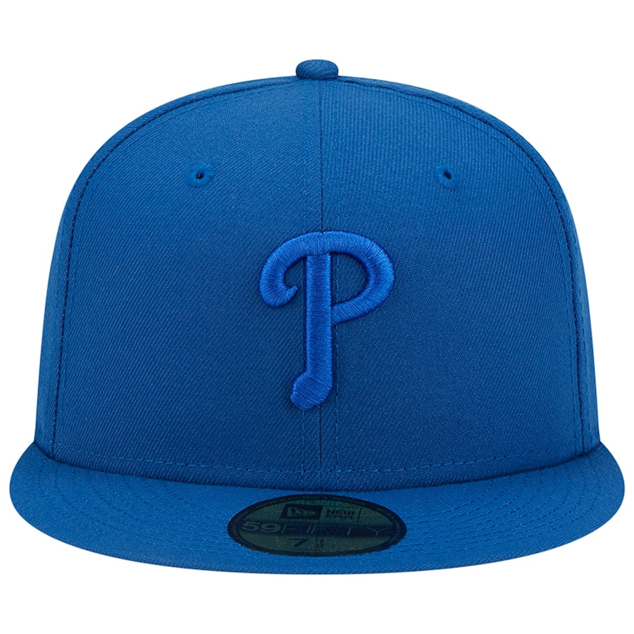 New Era Philadelphia Phillies Royal Blue Tonal 59FIFTY Fitted Hat