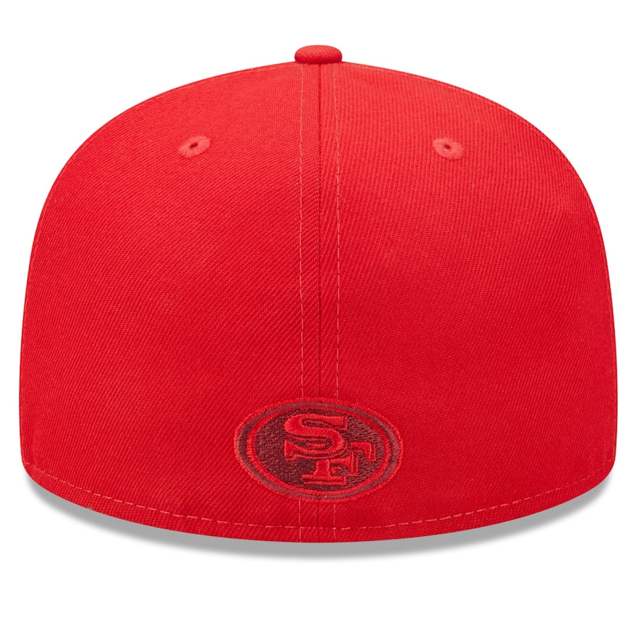New Era San Francisco 49ers Red Tonal 2022 Sideline 59FIFTY Fitted Hat