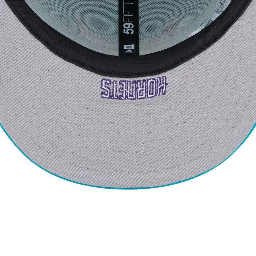 New Era Charlotte Hornets Side Arch Jumbo 59FIFTY Fitted Hat