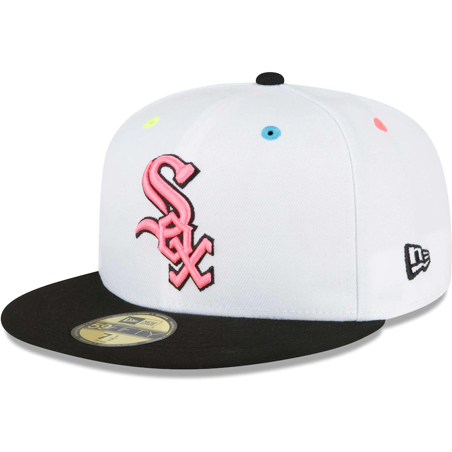 New Era Chicago White Sox White Neon Eye 59FIFTY Fitted Hat