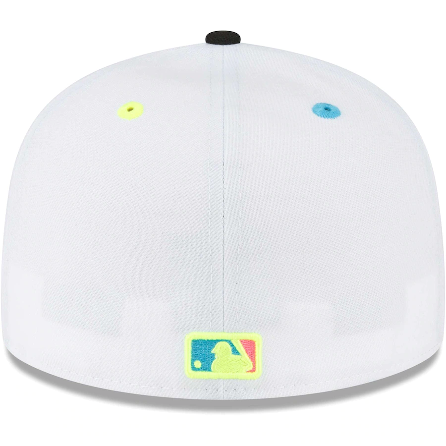 New Era Miami Marlins White Neon Eye 59FIFTY Fitted Hat