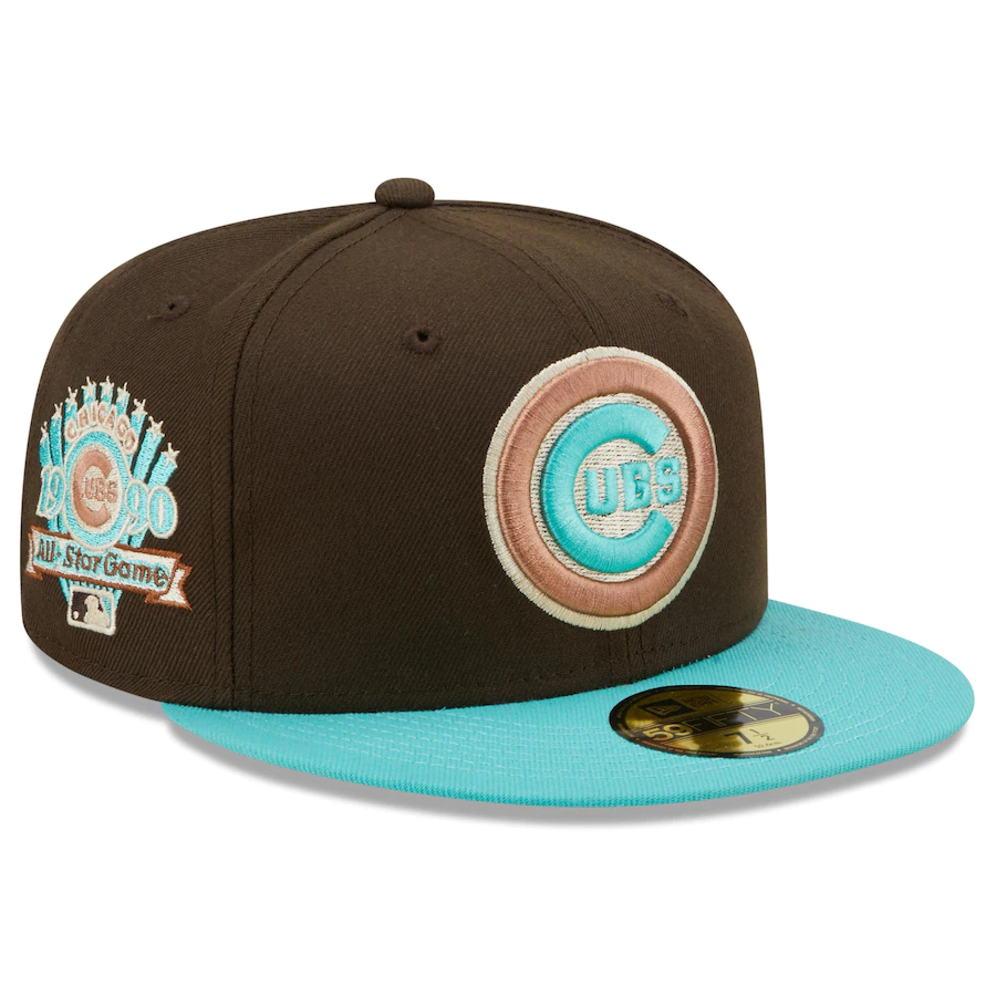 New Era Chicago Cubs Walnut Mint 2022 59FIFTY Fitted Hat