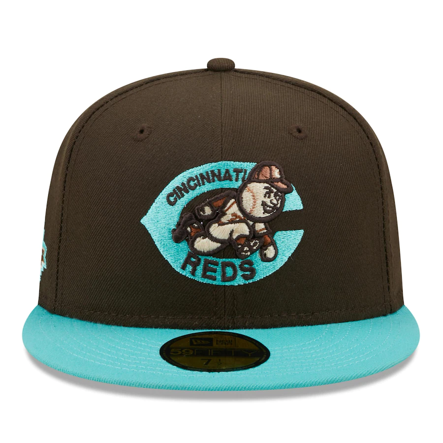New Era Cincinnati Reds Walnut Mint 2022 59FIFTY Fitted Hat