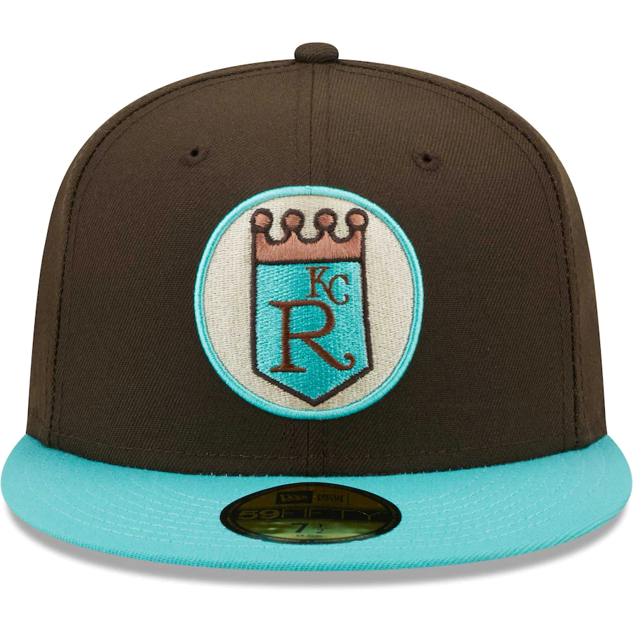 New Era Kansas City Royals Walnut Mint 2022 59FIFTY Fitted Hat