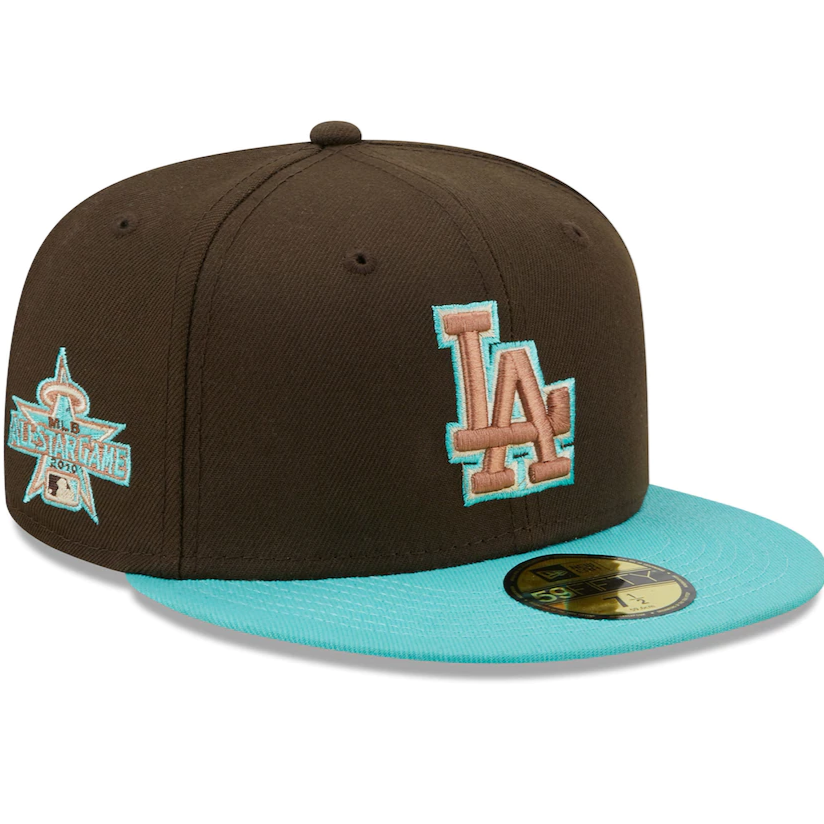 New Era Los Angeles Dodgers Walnut Mint 2022 59FIFTY Fitted Hat