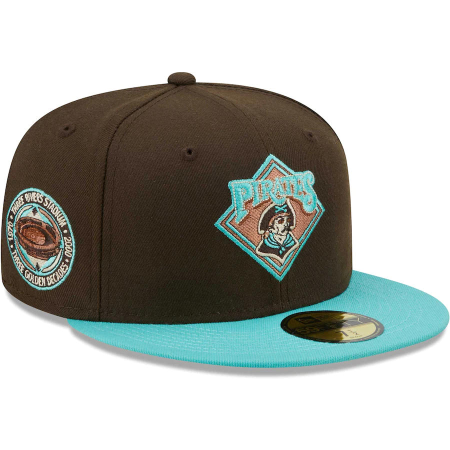 New Era Pittsburgh Pirates Walnut Mint 2022 59FIFTY Fitted Hat