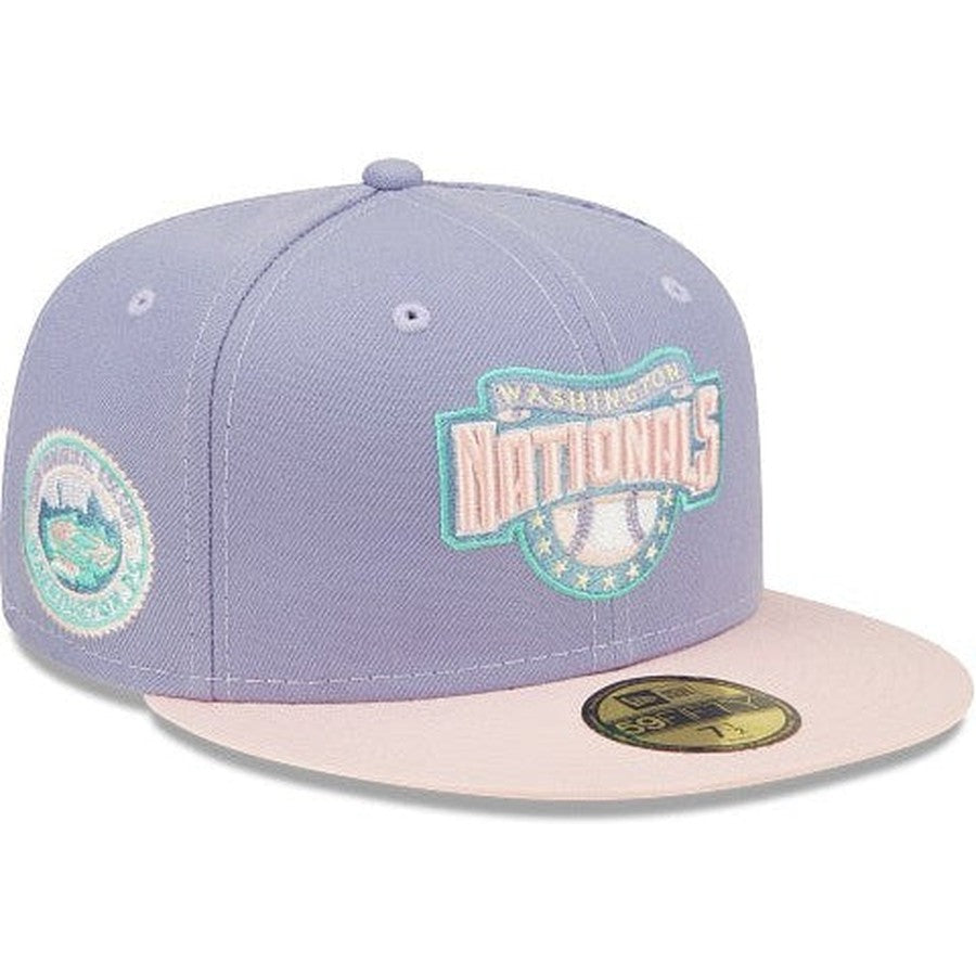 New Era Washington Nationals 2008 Inaugural Lavender/Pink 59FIFTY Fitted Hat