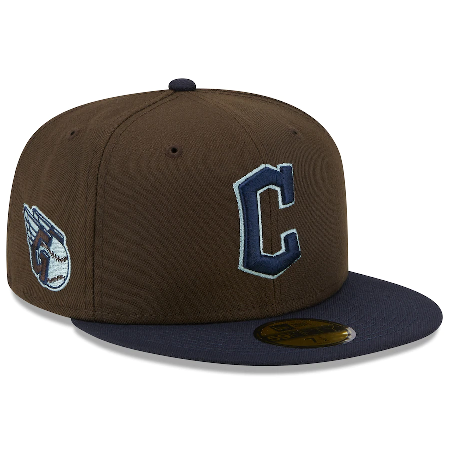 New Era Cleveland Guardians Walnut 59FIFTY Fitted Hat