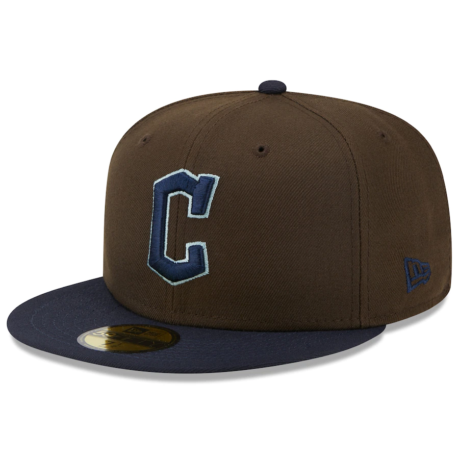 New Era Cleveland Guardians Walnut 59FIFTY Fitted Hat