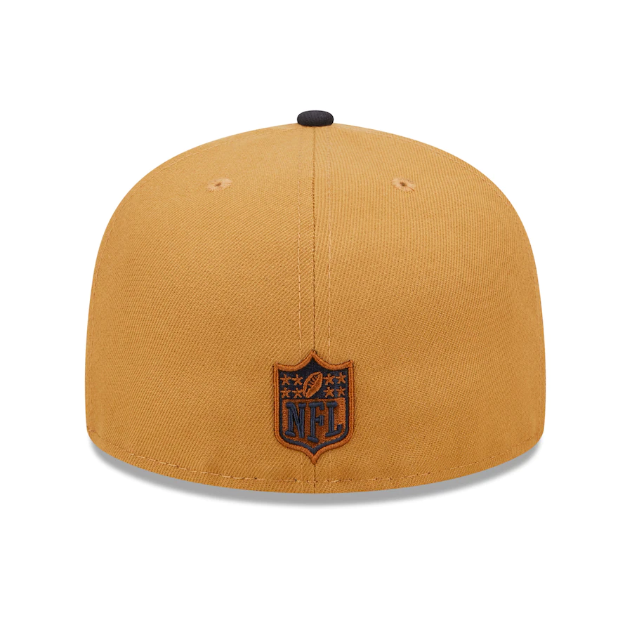 New Era Denver Broncos Tan/Navy 50th Season Wheat 59FIFTY Fitted Hat