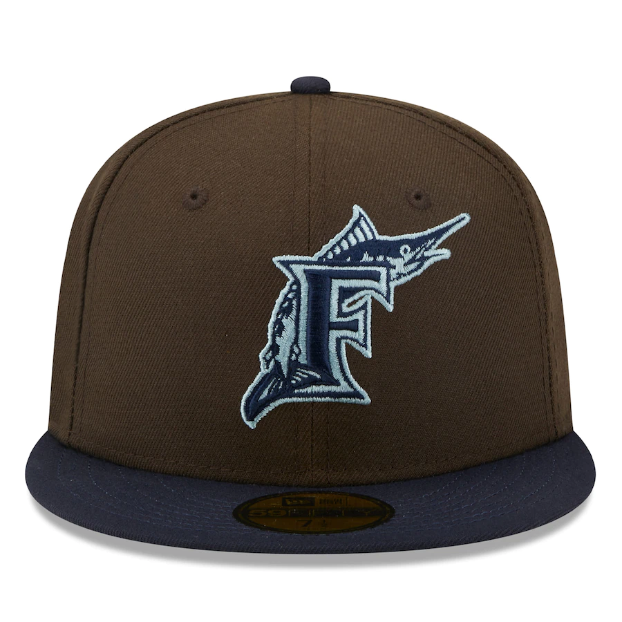 New Era Florida Marlins Walnut 59FIFTY Fitted Hat