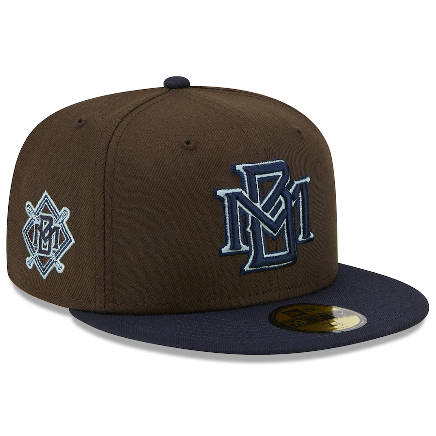 New Era Milwaukee Brewers Walnut 59FIFTY Fitted Hat