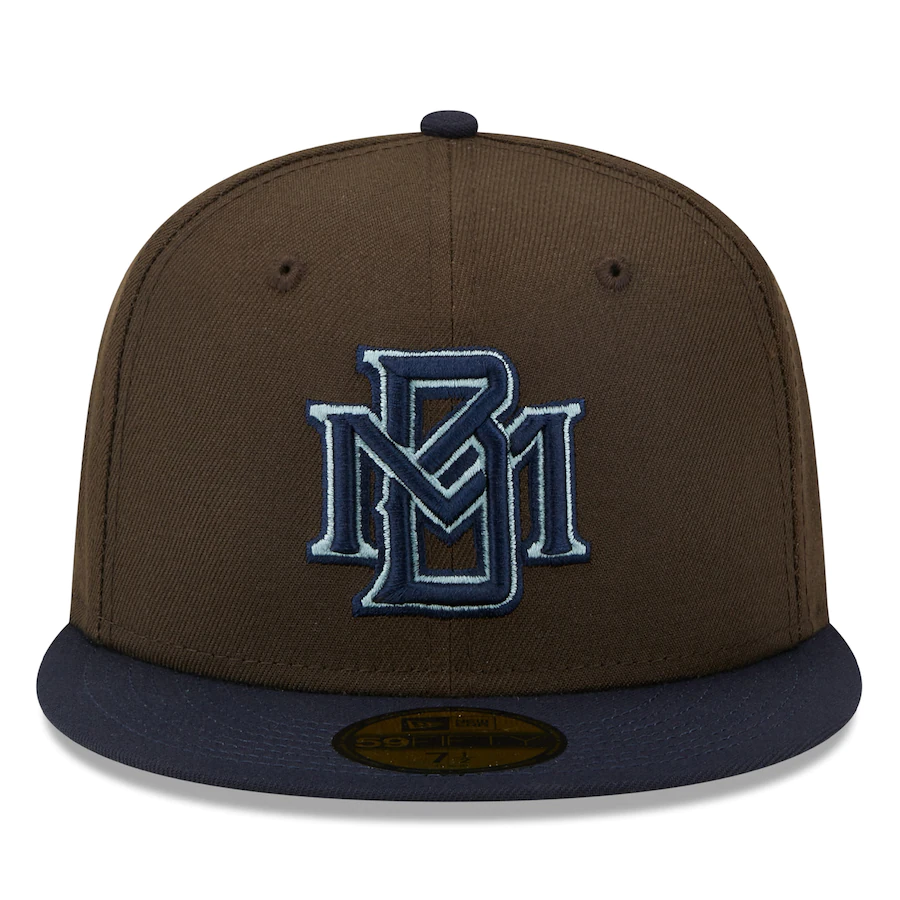 New Era Milwaukee Brewers Walnut 59FIFTY Fitted Hat