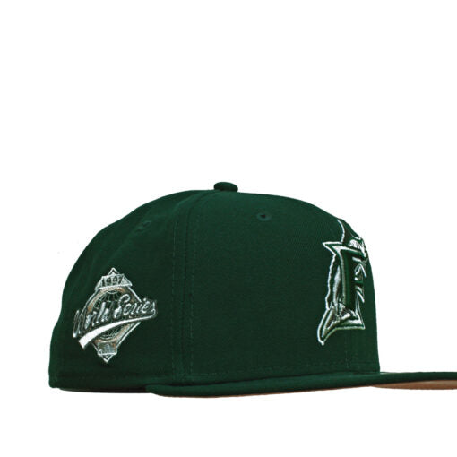 New Era Florida Marlins Dark Green/Peach World Series 59FIFTY Fitted Hat