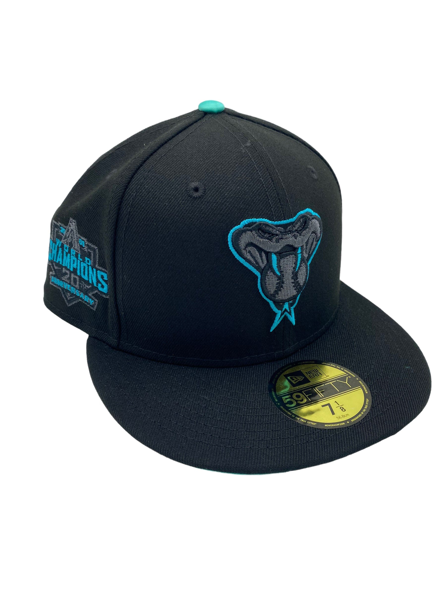 Diamondbacks Patch New Era Arizona Diamondbacks Black Metallic Side Patch 59FIFTY Fitted