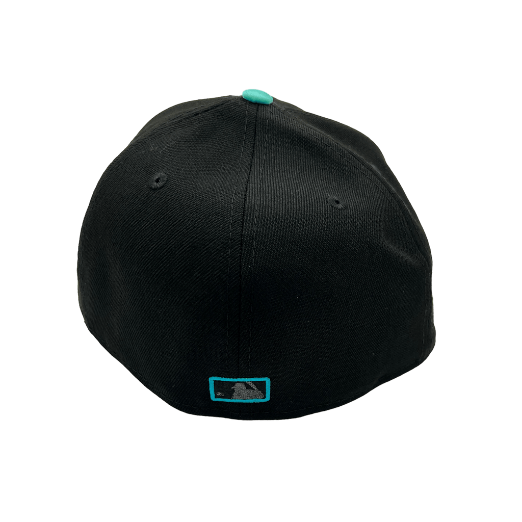 New Era Arizona Diamondbacks Black Metallic Side Patch 59FIFTY Fitted Hat