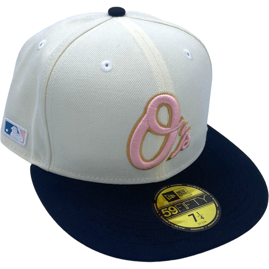 New Era Baltimore Orioles Cream/Black 'MP6' 59FIFTY Fitted Hat