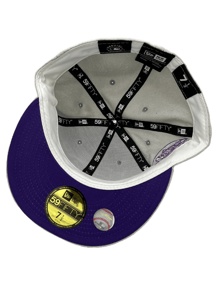 New Era x Pro Image Sports Colorado Rockies Gray Metallic Suede 59FIFTY Fitted Hat