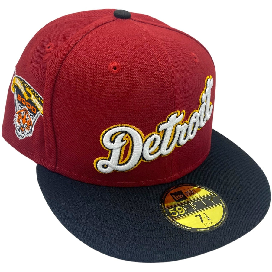 New Era Detroit Tigers Cardinal Red/ Black 'MP6' 59FIFTY Fitted Hat