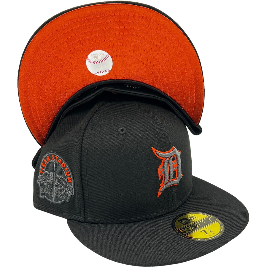 New Era Detroit Tigers Black Metallic Side Patch 59FIFTY Fitted Hat