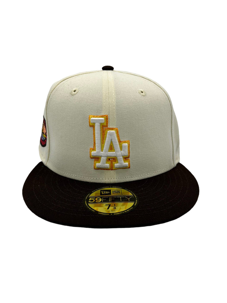 New Era Los Angeles Dodgers Cream Landmark 59FIFTY Fitted Hat