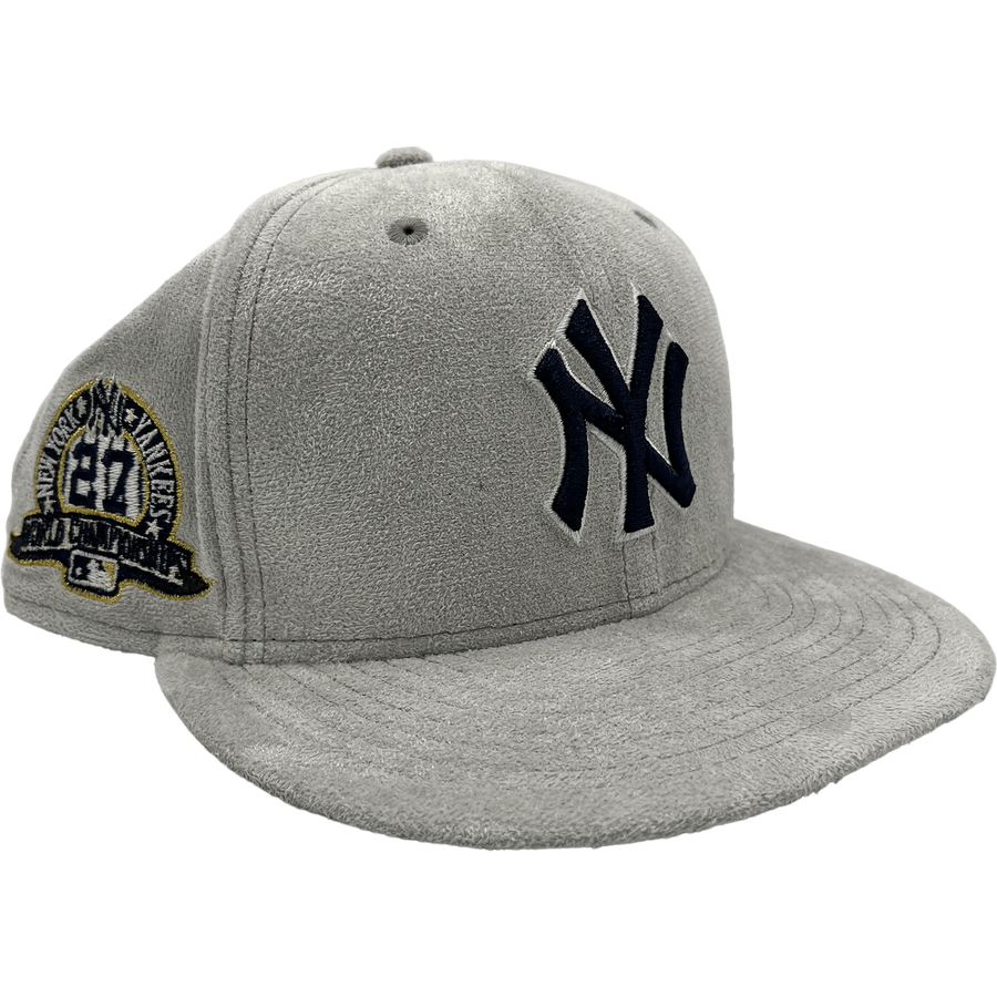 New Era x Pro Image Sports New York Yankees Gray Metallic Suede 59FIFTY Fitted Hat