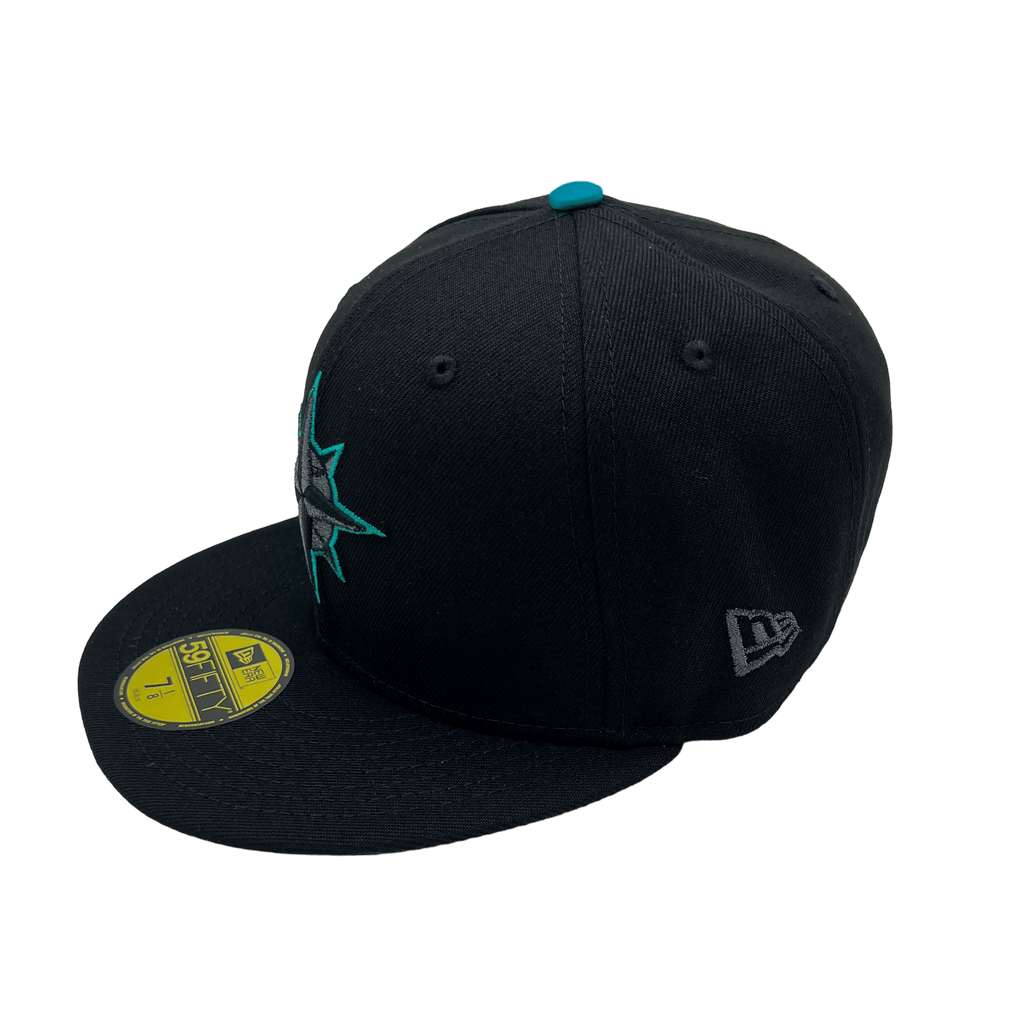 New Era Seattle Mariners Black Metallic Side Patch 59FIFTY Fitted Hat