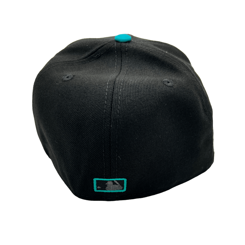 New Era Seattle Mariners Black Metallic Side Patch 59FIFTY Fitted Hat
