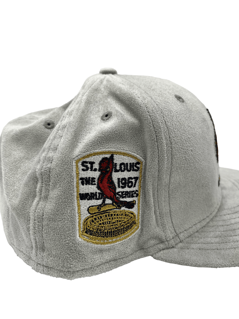 New Era x Pro Image Sports St. Louis Cardinals Gray Metallic Suede 59FIFTY Fitted Hat