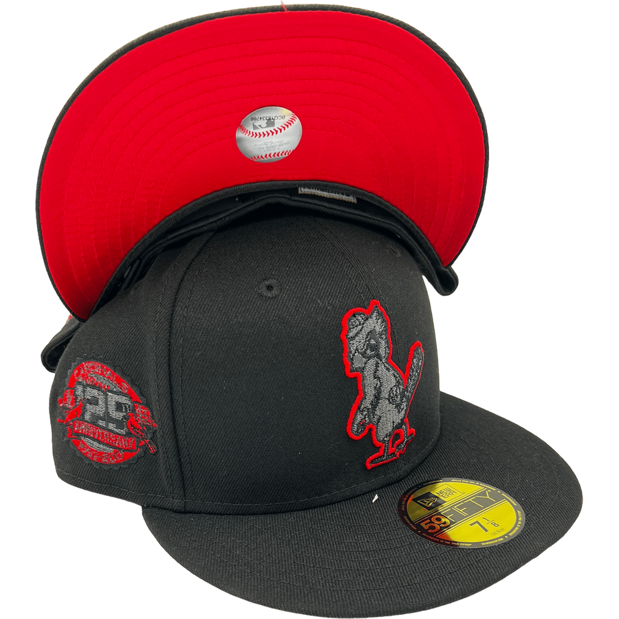 New Era St. Louis Cardinals Black Metallic Side Patch 59FIFTY Fitted Hat